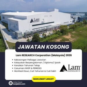 Jawatan kosong Lam Research 2026_malaysia