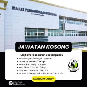 Jawatan Kosong Majlis Perbandaran Bentong 2026