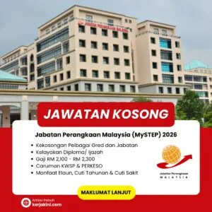 Jawatan Kosong MySTEP DOSM-JABATAN PERANGKAAN MALAYSIA 2026