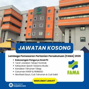 Jawatan Kosong Pengurus FAMA 2026