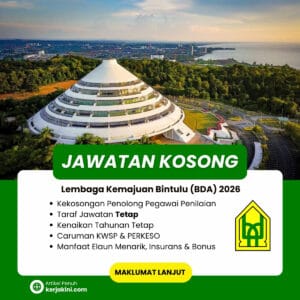 Jawatan Kosong BDA 2026_Lembaga Kemajuan Bintulu