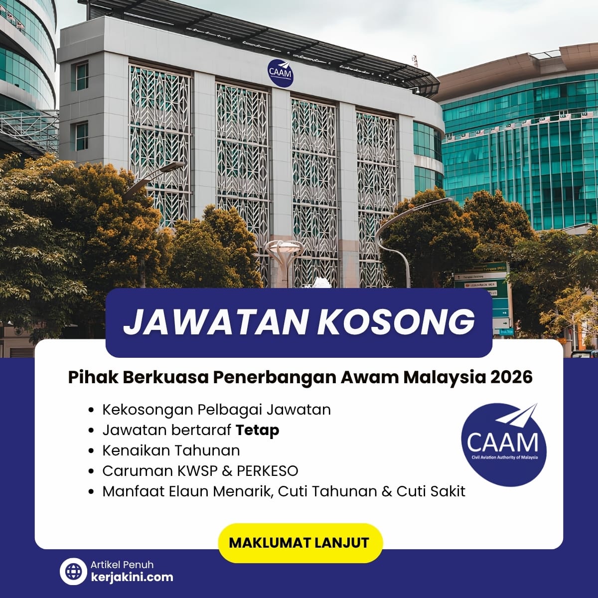 Jawatan Kosong CAAM Malaysia 2026_September