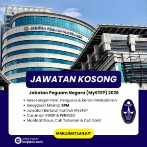 Jawatan Kosong Jabatan Peguam Negara 2026_Kerani dan pembantu pengurus_spm