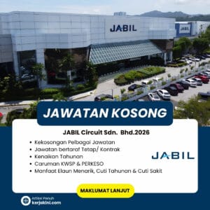 Jawatan Kosong Jabil Circuit Sdn Bhd 2026_Penang