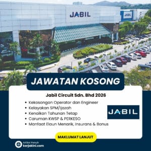 Jawatan Kosong Jabil Penang 2026