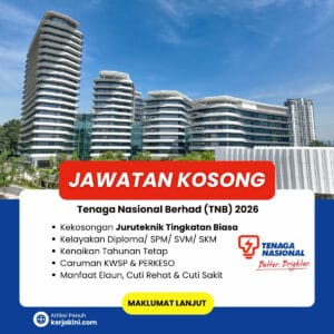 Jawatan Kosong Juruteknik TNB 2026_OKTOBER