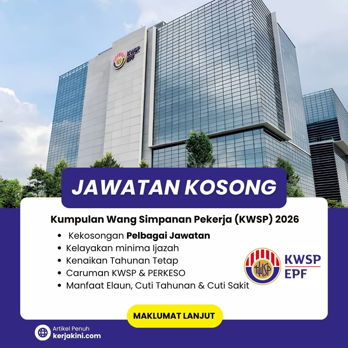 Jawatan Kosong KWSP 2026_September_pelbagai jawatan