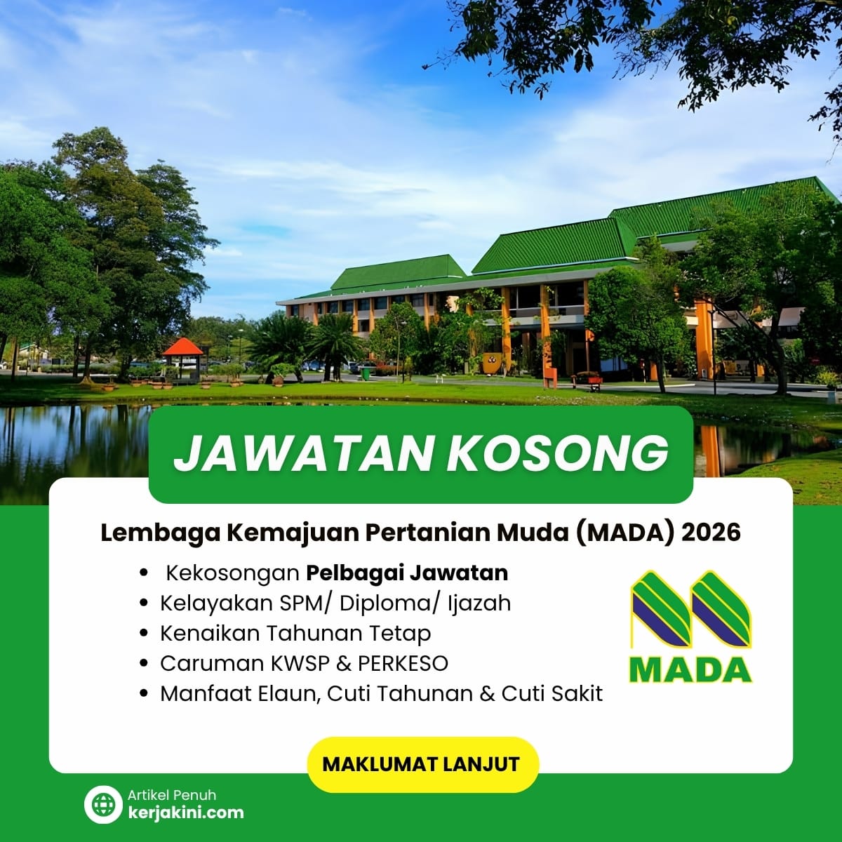 Jawatan Kosong MADA 2026_Lembaga Kemajuan Pertanian Muda_September