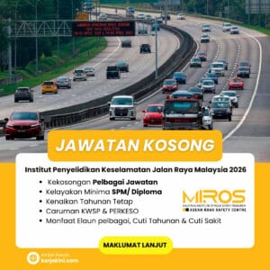Jawatan Kosong MIROS 2026_September