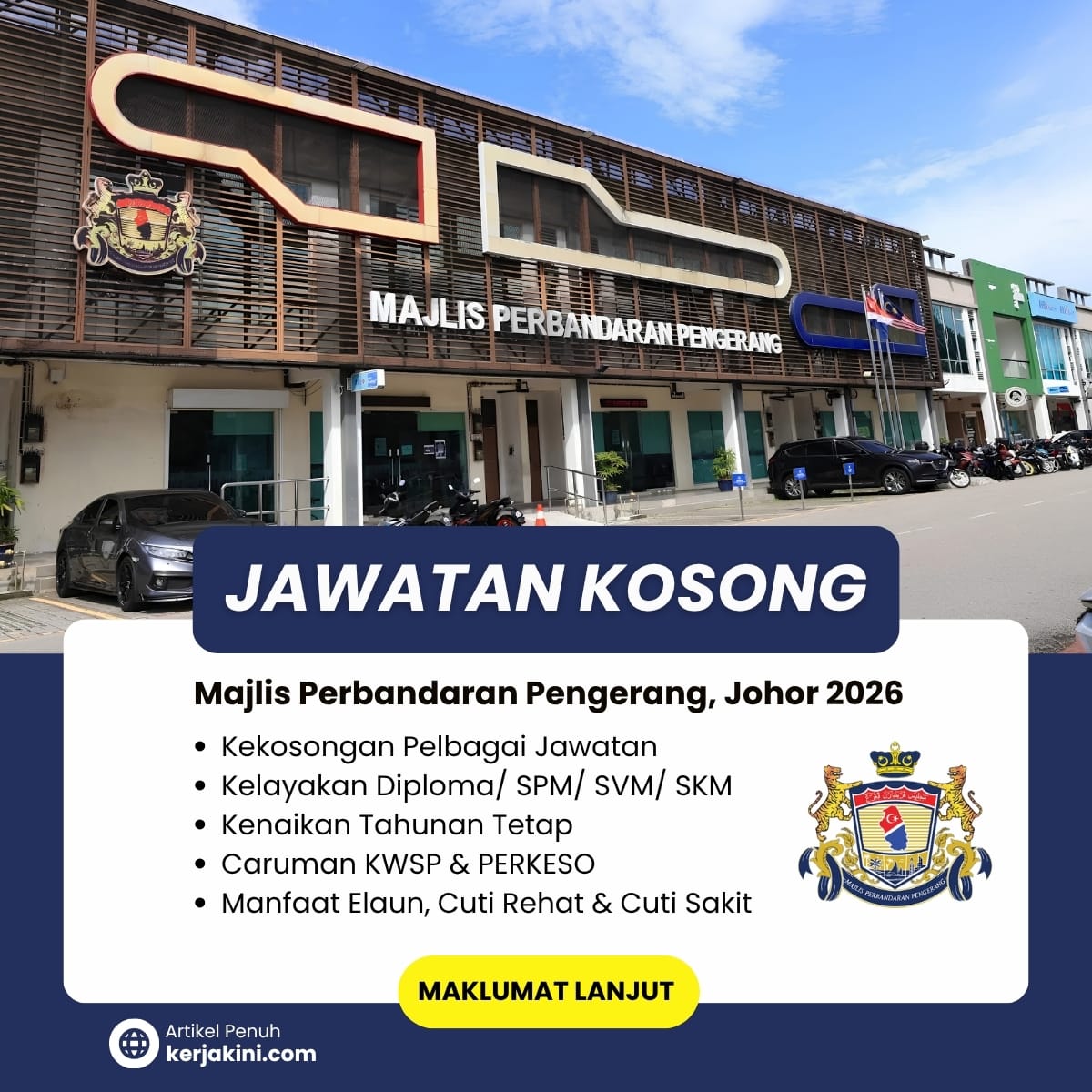 Jawatan Kosong Majlis Perbandaran Pengerang 2026_Oktober