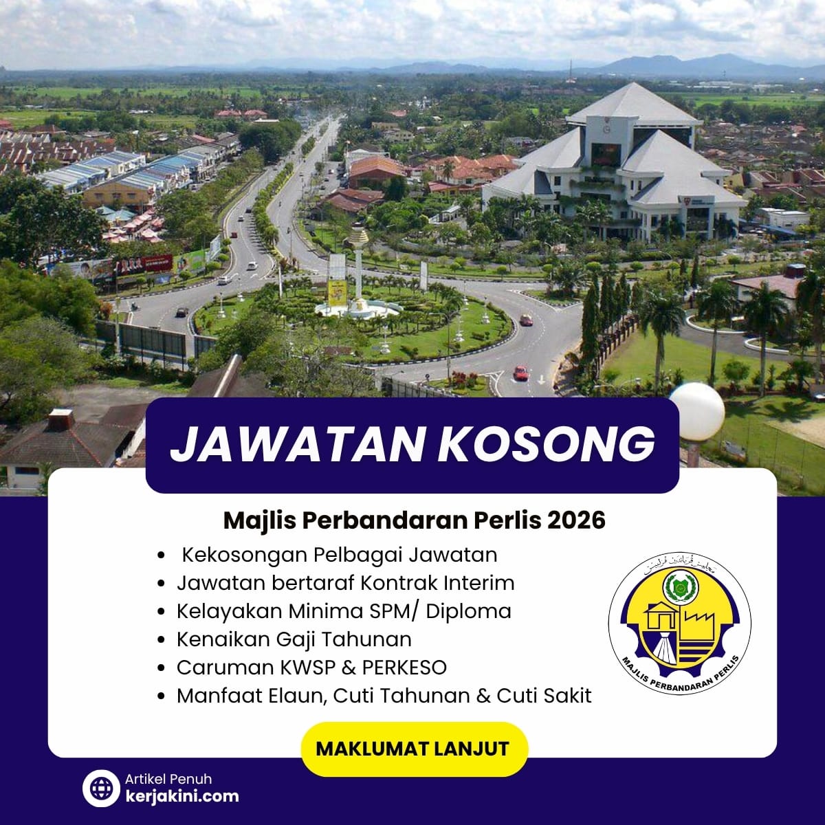 Jawatan Kosong Majlis Perbandaran Perlis 2026_September