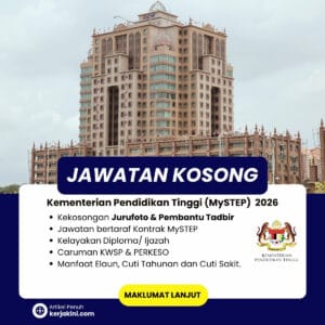 Jawatan Kosong MySTEP KPT 2026