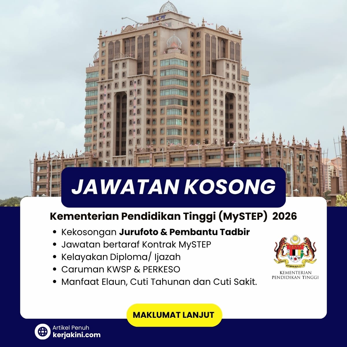 Jawatan Kosong MySTEP KPT 2026