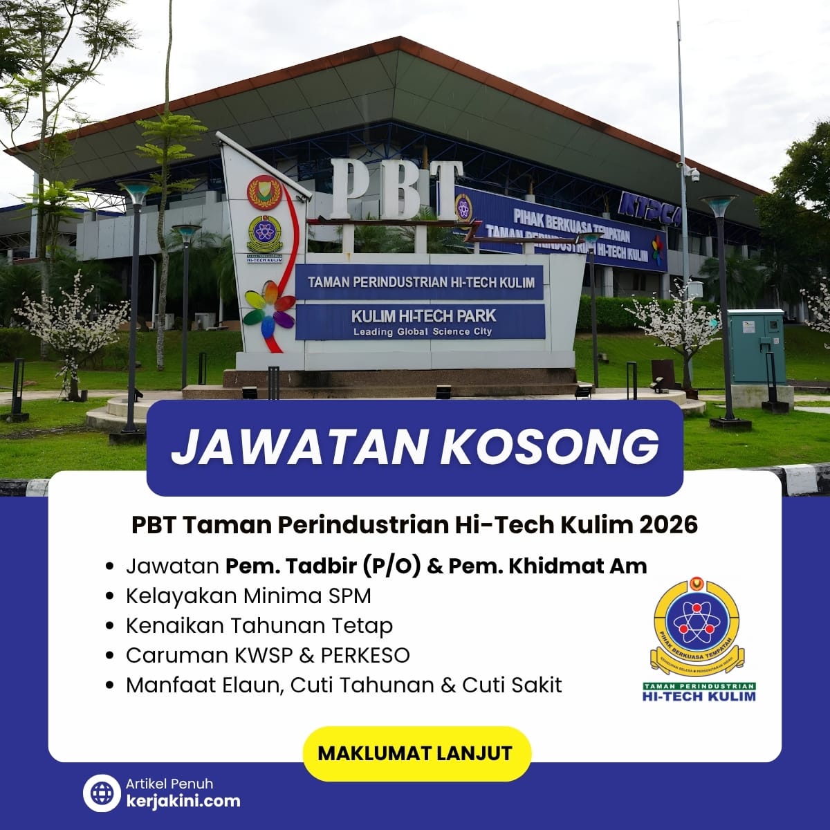Jawatan Kosong PBT Kulim 2026 _ Taman Perindustrian Hi Tech Kulim_September 2026