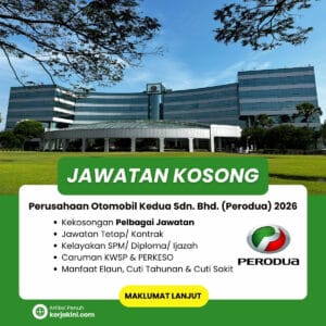 Jawatan Kosong Perodua 2026_September 2026