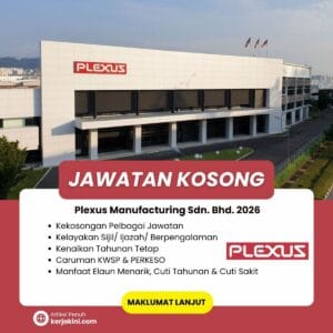 Jawatan Kosong Plexus 2026 _September_Pulau Pinang