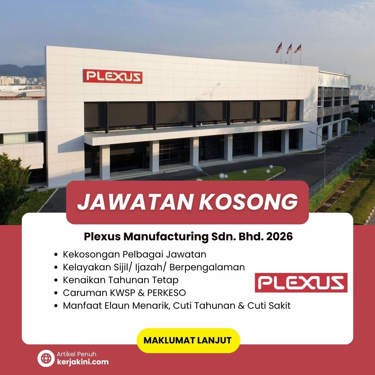 Jawatan Kosong Plexus 2026 _September_Pulau Pinang