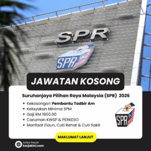 Jawatan Kosong SPR Malaysia 2026_September