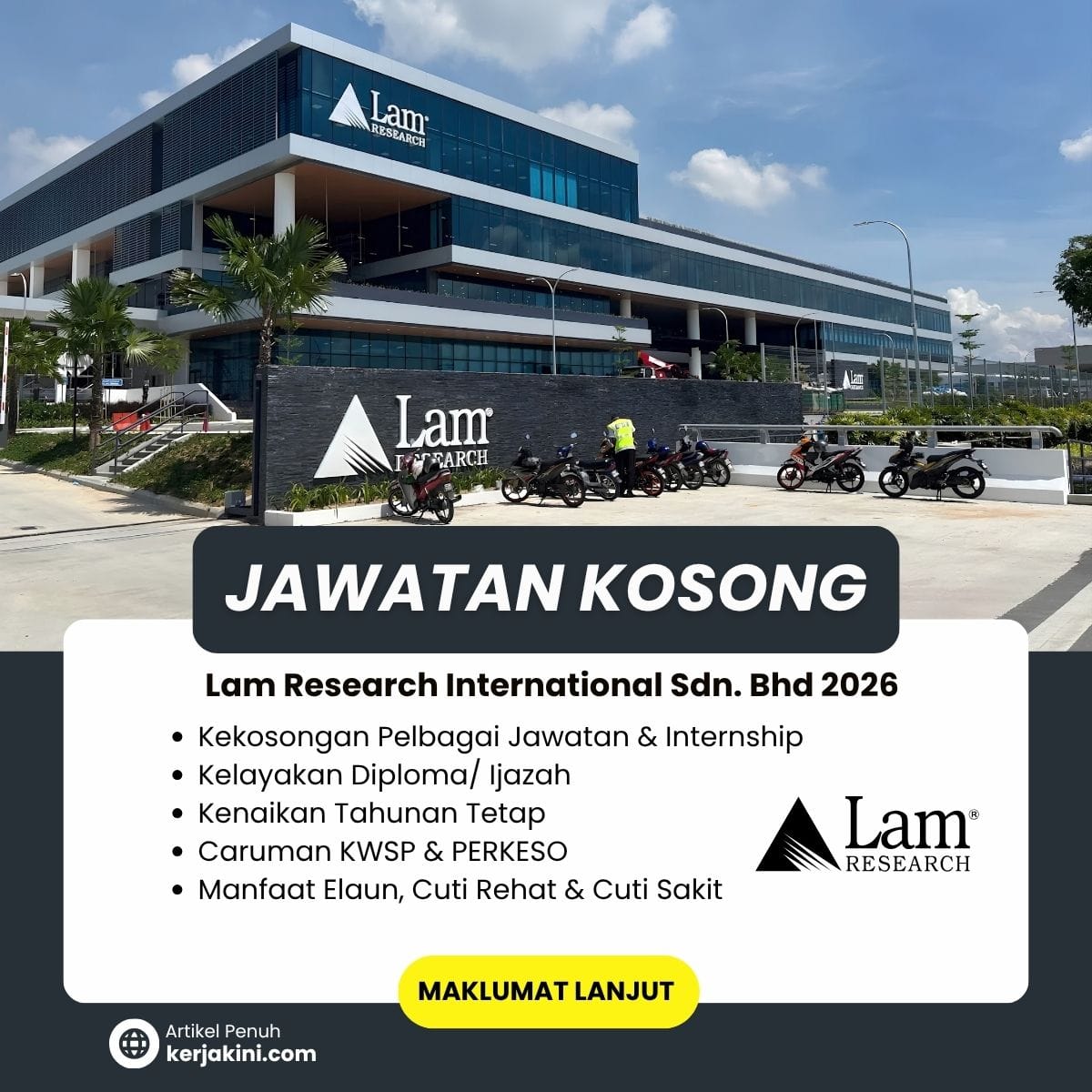 Jawatan Kosong Lam Research 2026_Oktober