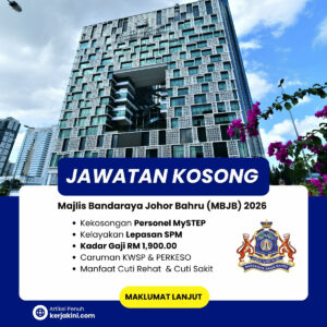 Jawatan Kosong MBJB 2026_IKLAN OKTOBER
