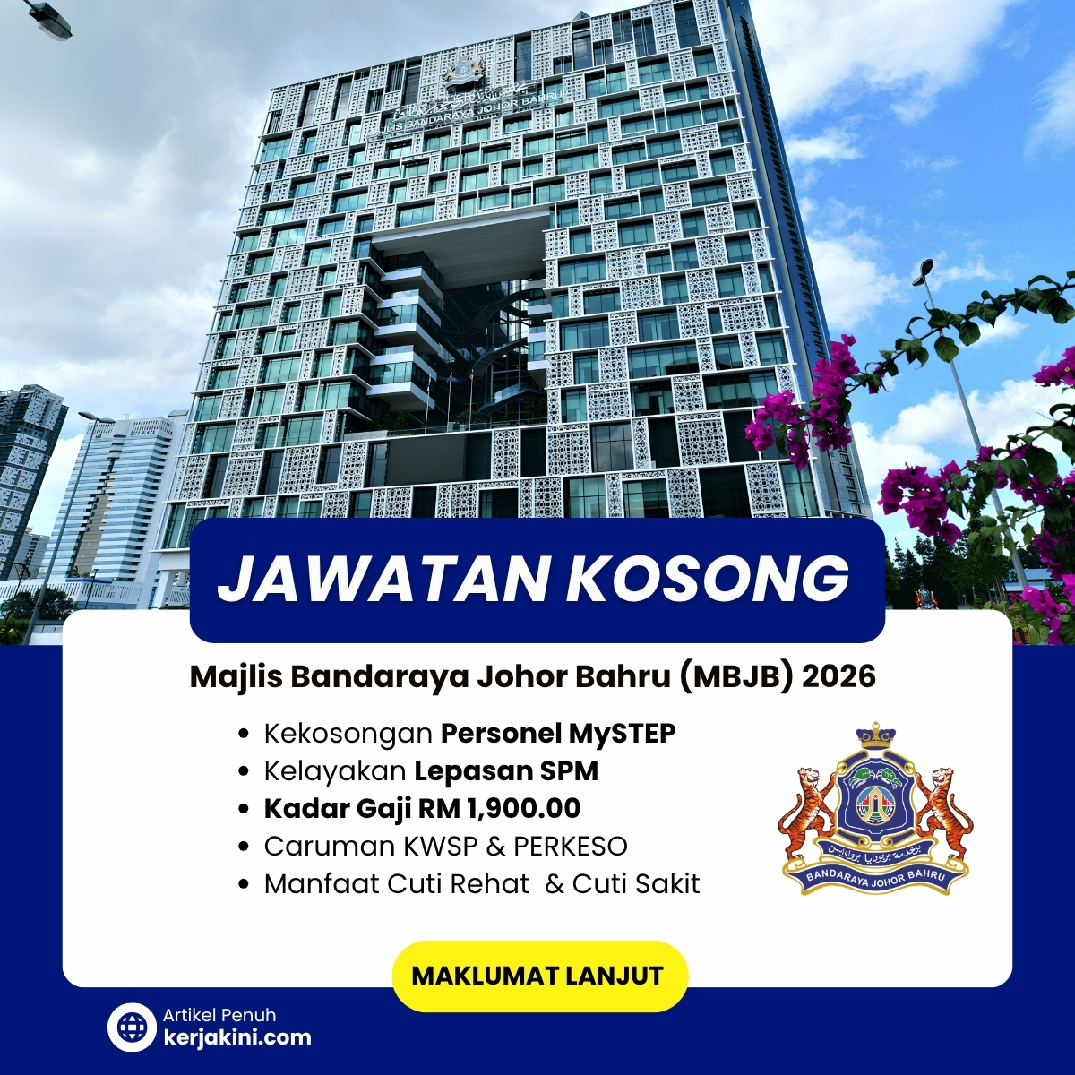 Jawatan Kosong MBJB 2026_IKLAN OKTOBER