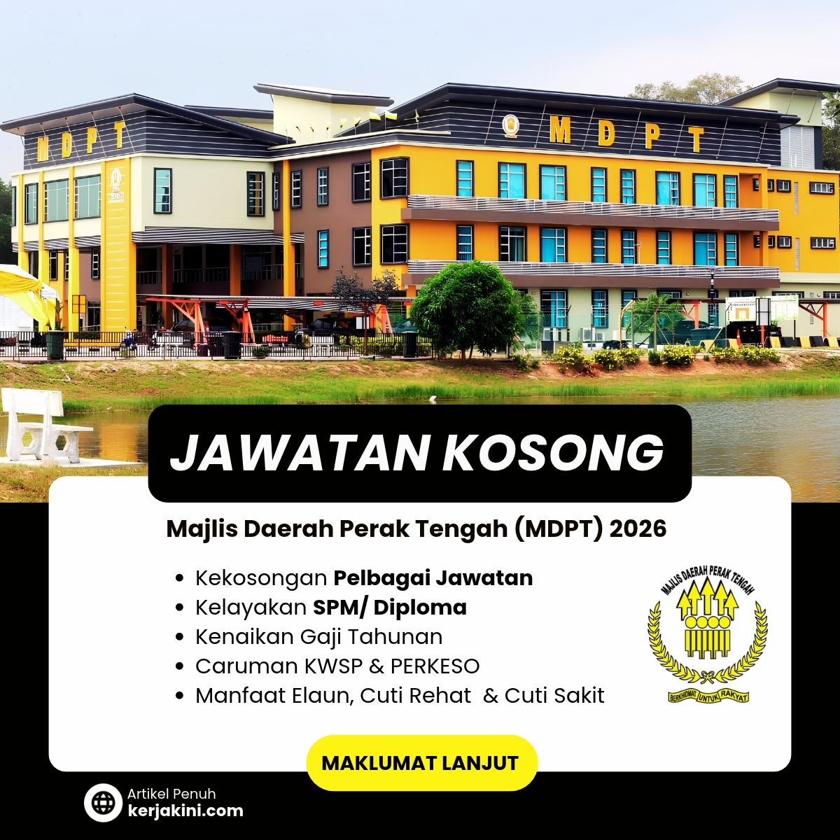 Jawatan Kosong MDPT 2026 _Majlis Daerah Perak Tengah_ iklan oktober