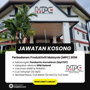 Jawatan Kosong MPC Sarawak 2026 _iklan oktober_mystep