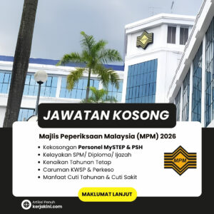 Jawatan Kosong MPM 2026_Oktober_Majlis Peperiksaan Malaysia