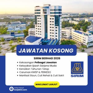 Jawatan Kosong SIRIM Berhad 2026_oktober_ijazah
