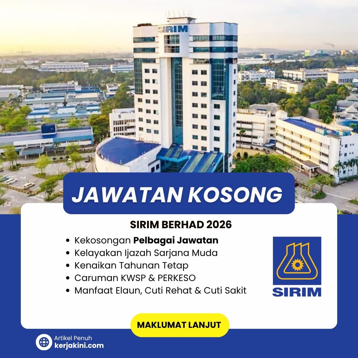 Jawatan Kosong SIRIM Berhad 2026_oktober_ijazah
