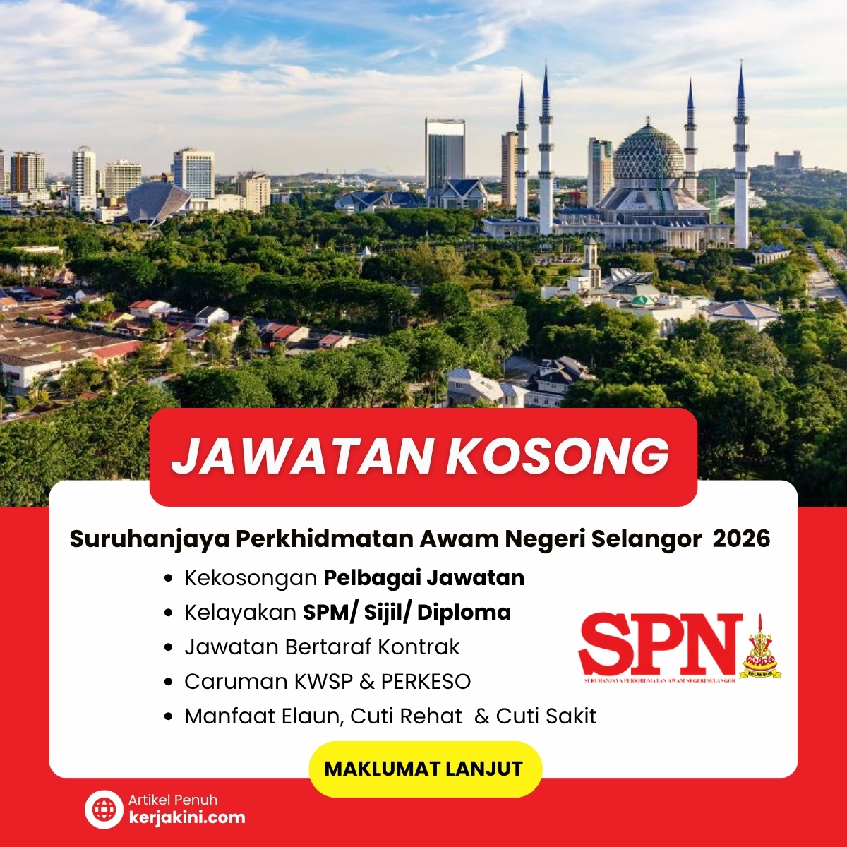 Jawatan Kosong SPN Selangor 2026_oktober