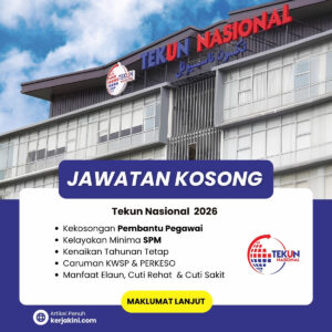 Jawatan Kosong Tekun Nasional 2026_Oktober_Pembantu Pegawai