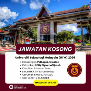 Jawatan Kosong UTM 2026 _ Universiti Teknologi Malaysia
