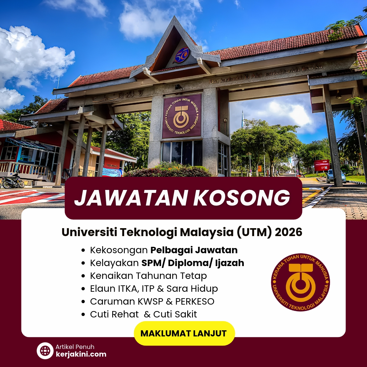 Jawatan Kosong UTM 2026 _ Universiti Teknologi Malaysia