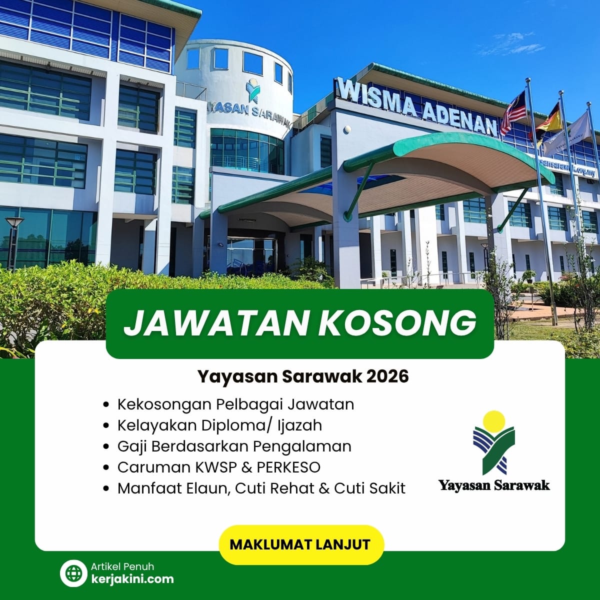 Jawatan Kosong Yayasan Sarawak 2026_Oktober